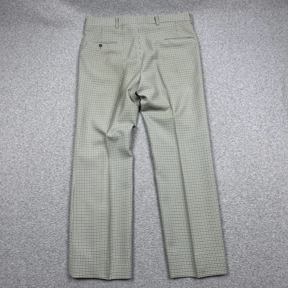 Vintage Polyester Pants 36x31 Slacks Trousers Rockability Hipster‎ Retro 70s 80s